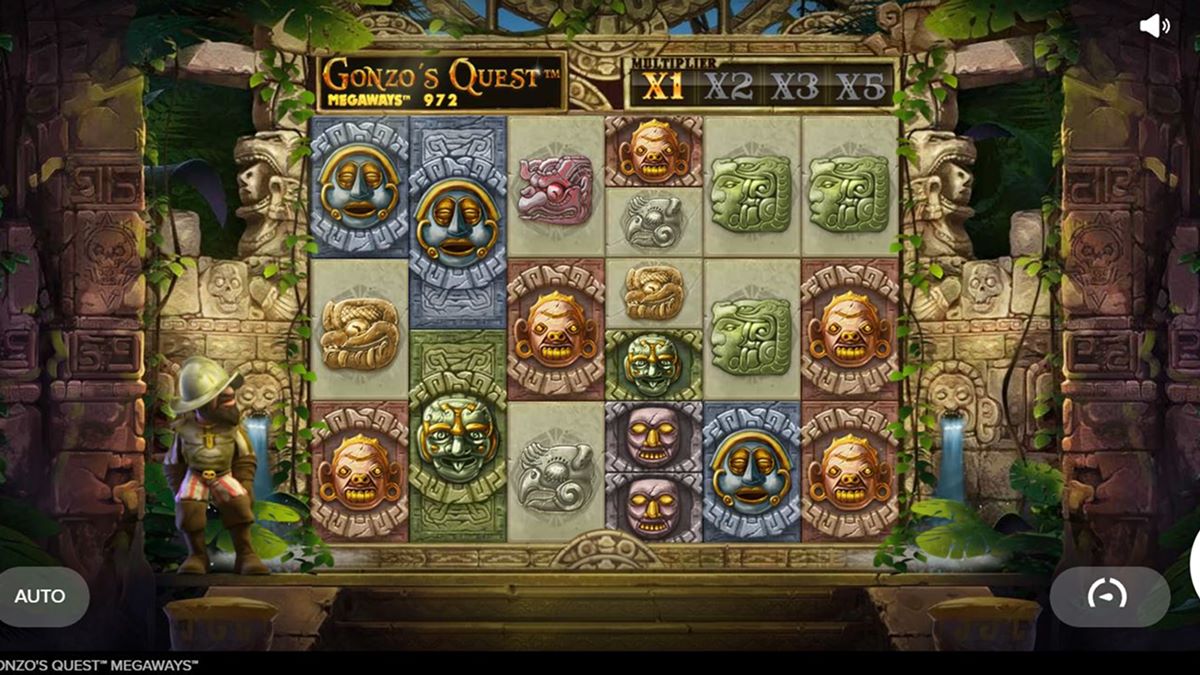 Schermata base L'avventura di Gonzos Megaways 1