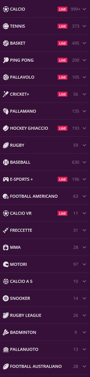 Malina Casino IT Sports