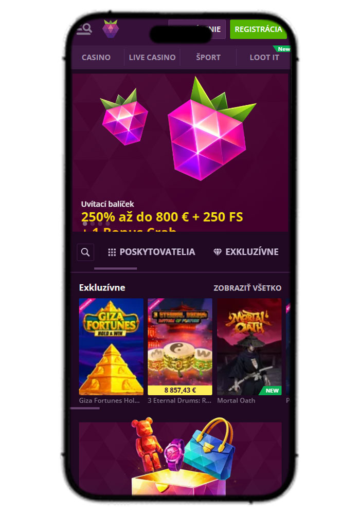 Malina Casino Mobile