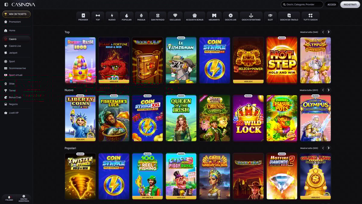 Casinova Casino Slots