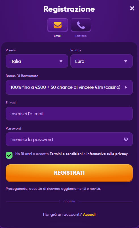 Kingmaker Casino IT Register