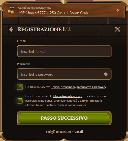 Lanista Casino IT Register