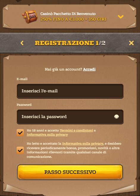 Lizaro Casino IT Register
