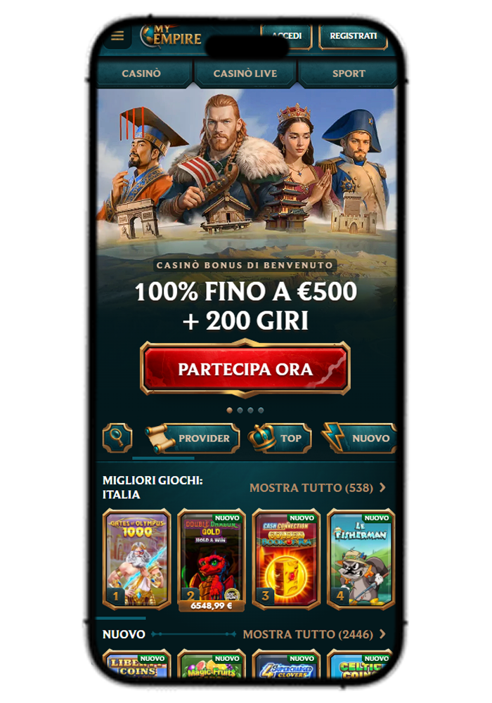 MyEmpire Casino Mobile
