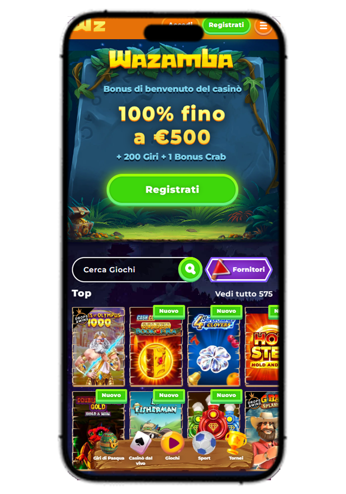Wazamba Casino Mobile