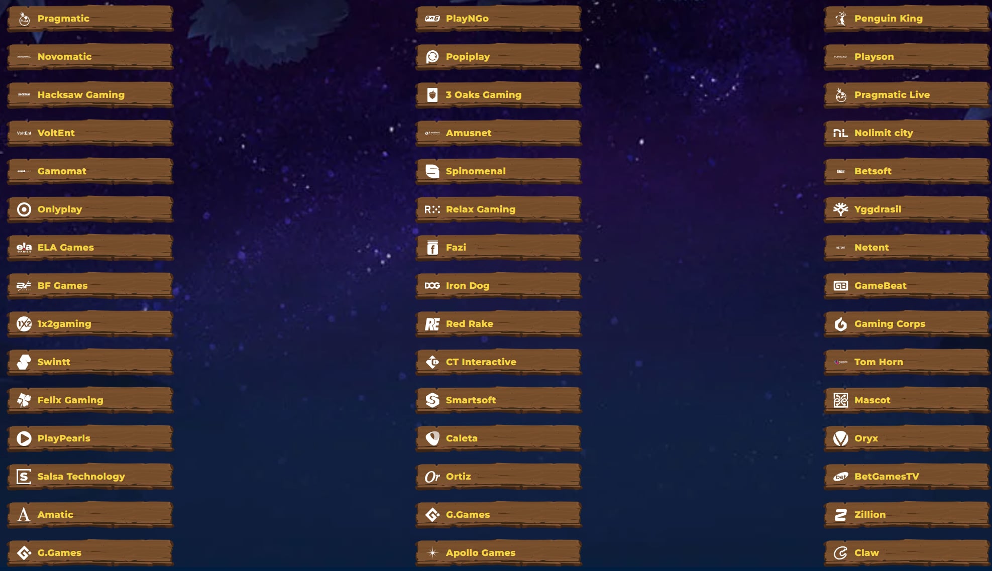 Wazamba Casino Providers