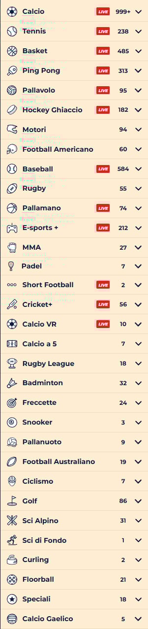 Wazamba Casino Sports