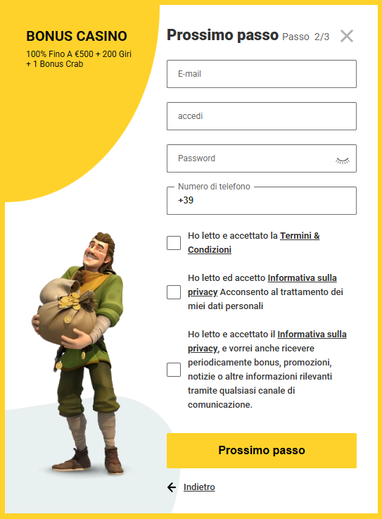 Zet Casino IT Register