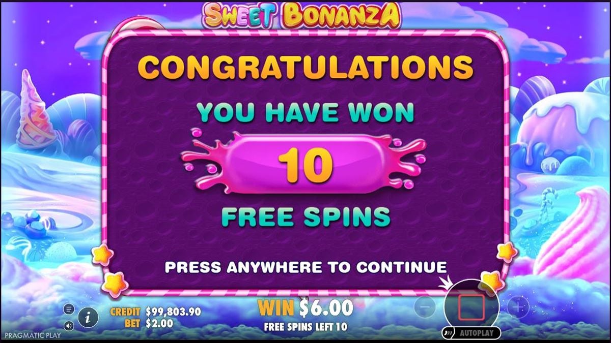 funzione bonus sweet bonanza 1