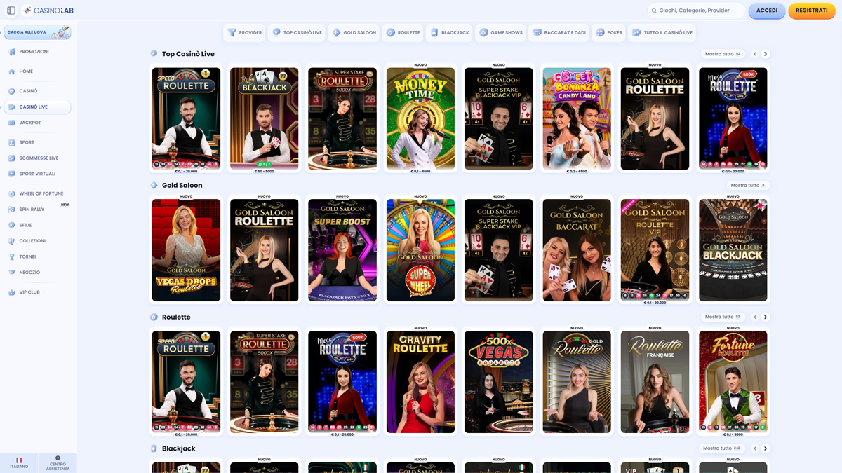 CasinoLab Casino Live-Casino