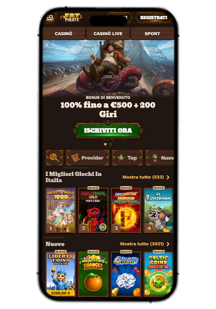 FatPirate Casino Mobile