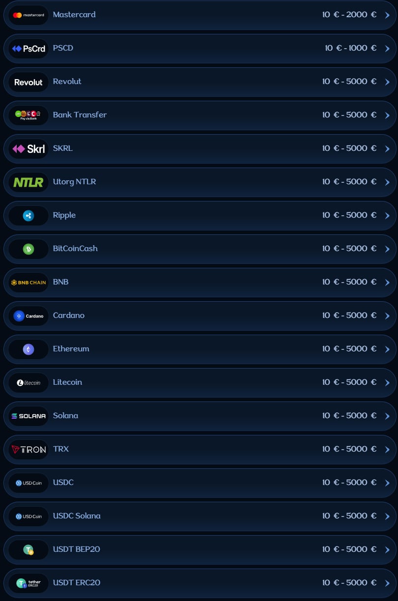 Millioner Casino Payments