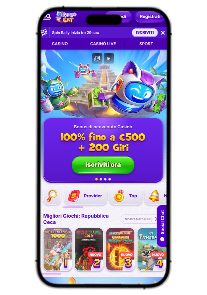 Robocat Casino Mobile