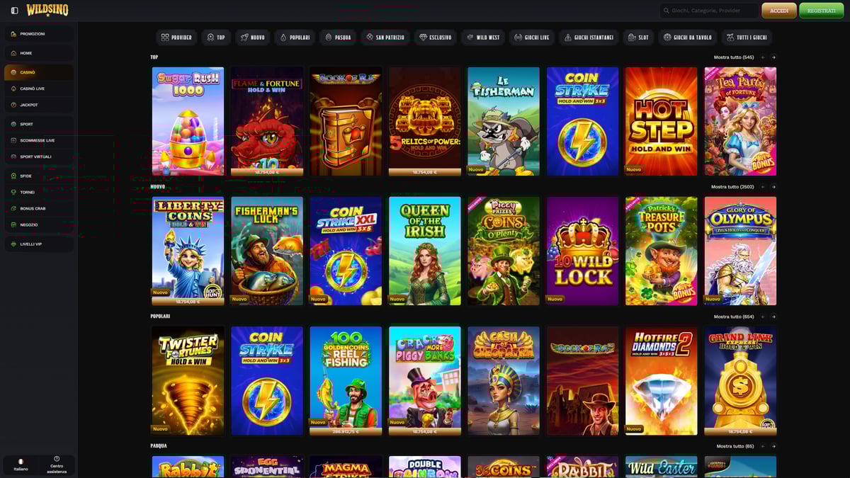 Wildsino Casino Slots