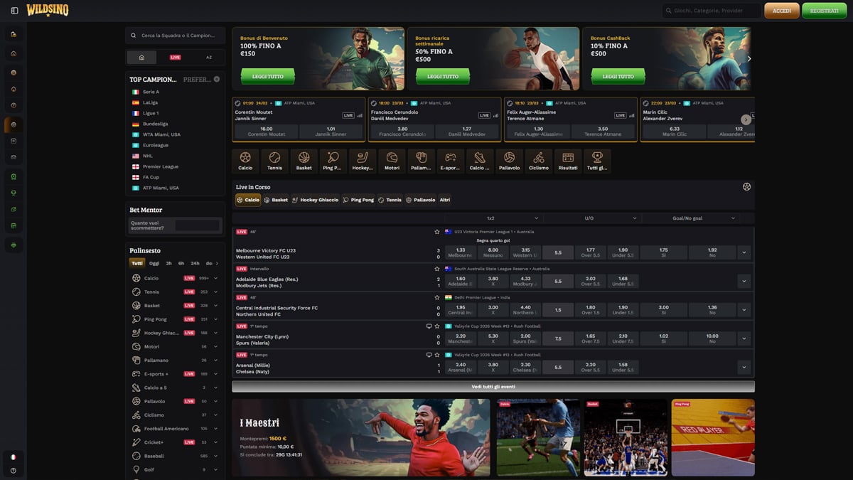 Wildsino Casino Sports-Betting