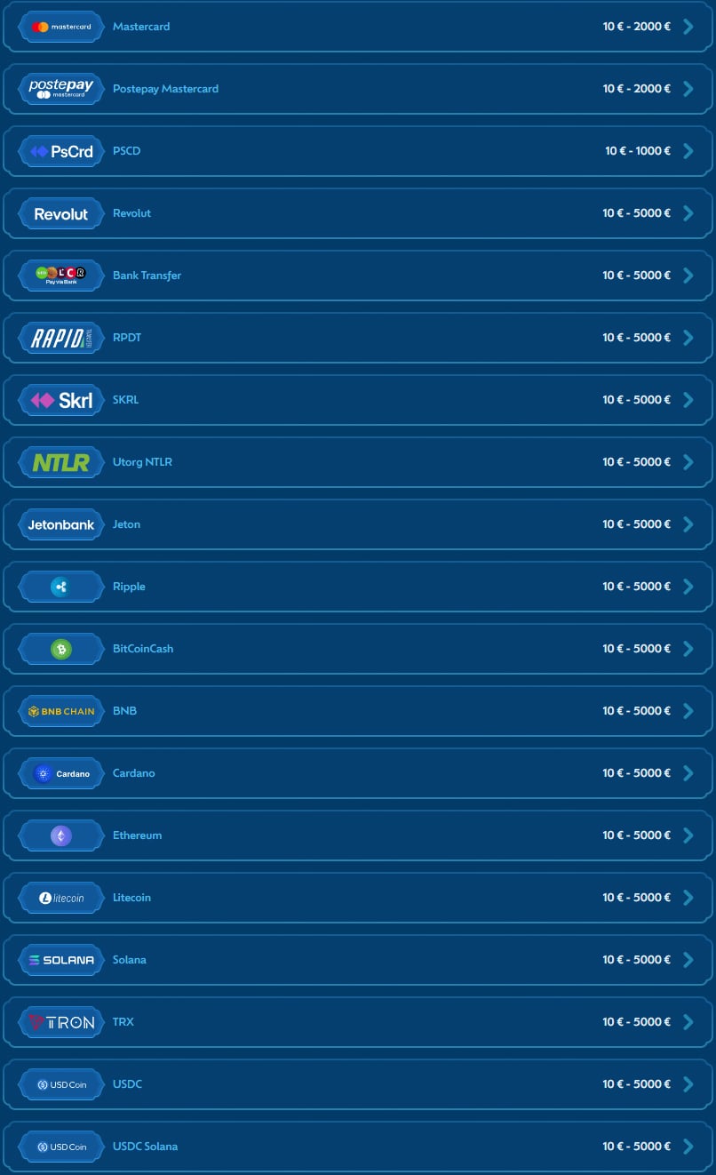 Winbay Casino Providers