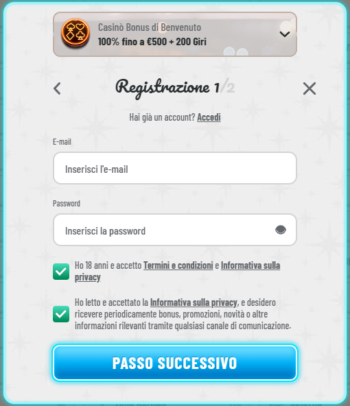 Wyns Casino IT Register