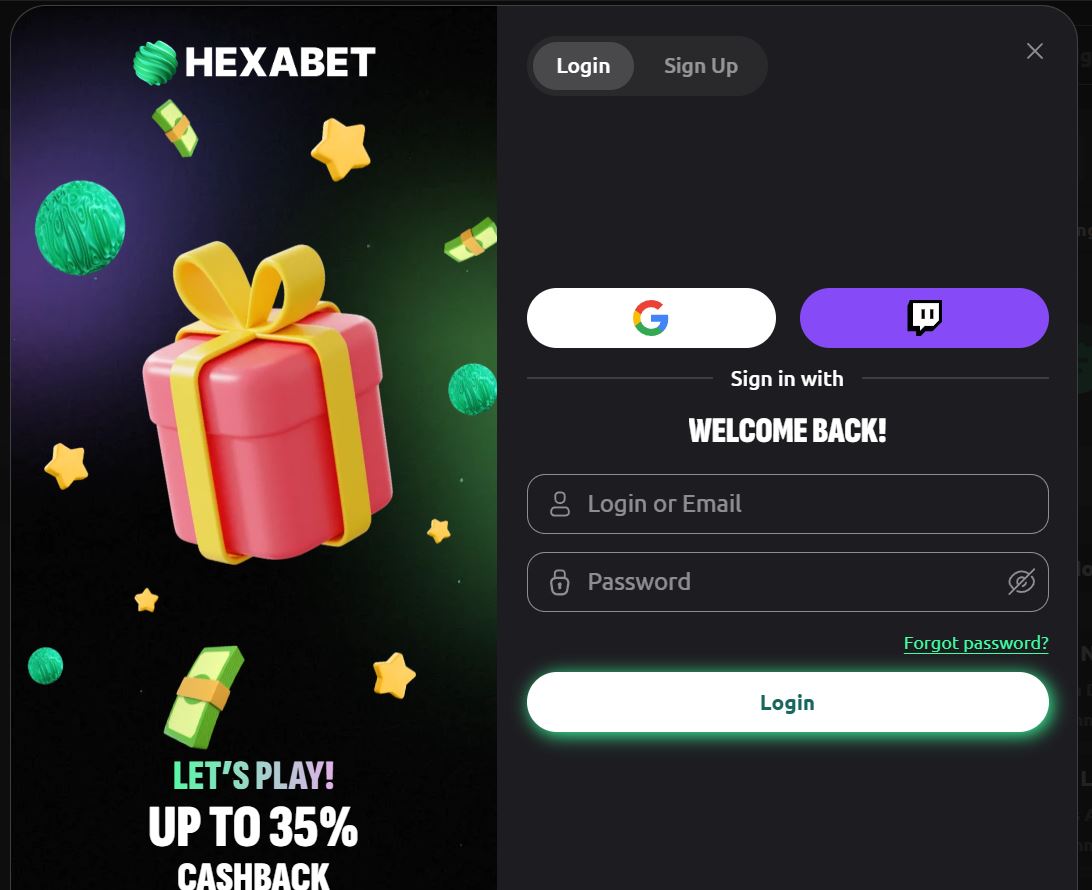 hexabet-casino-login