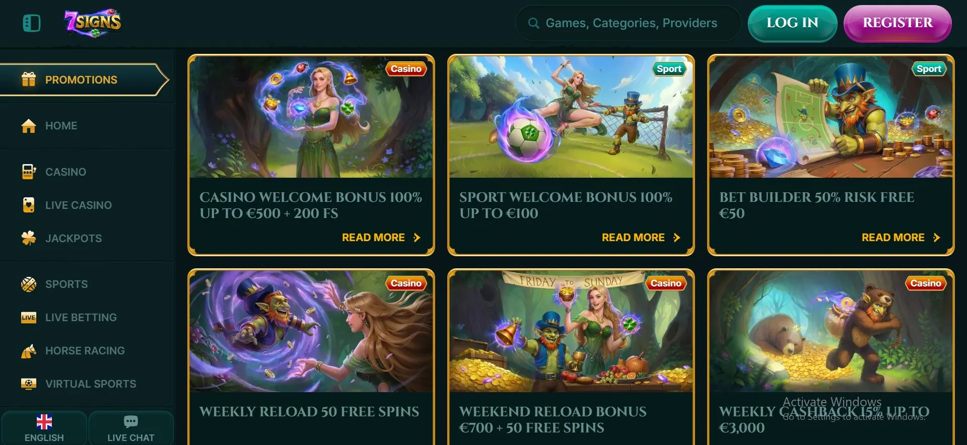 promozioni casino 7signs