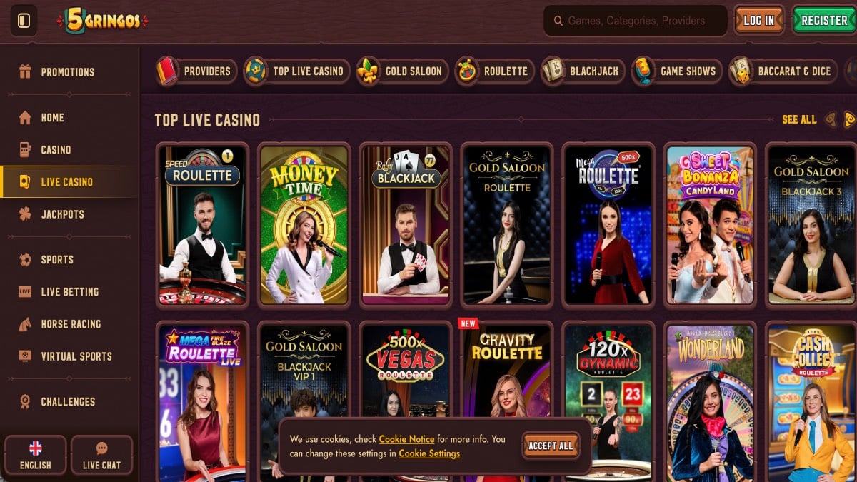 Casino Live 5 Gringos