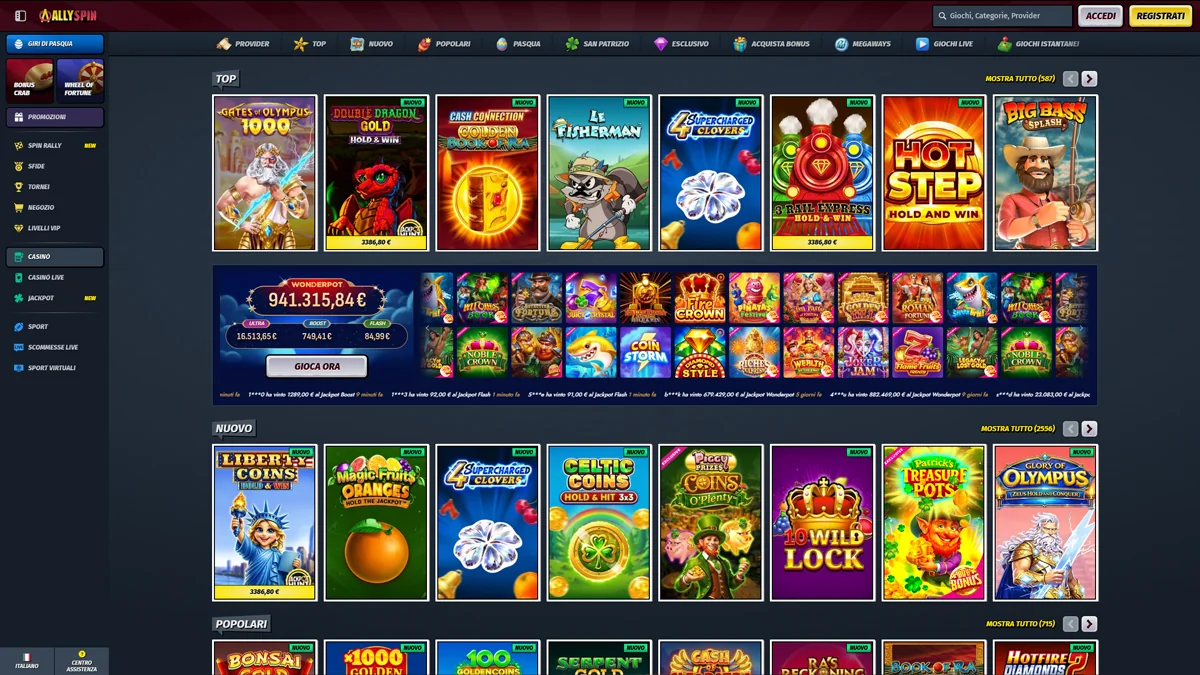 AllySpin Casino Slot