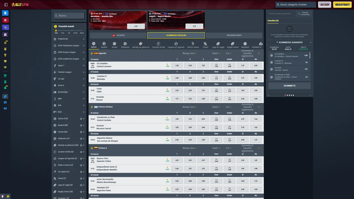 AllySpin Casino Sports-Betting