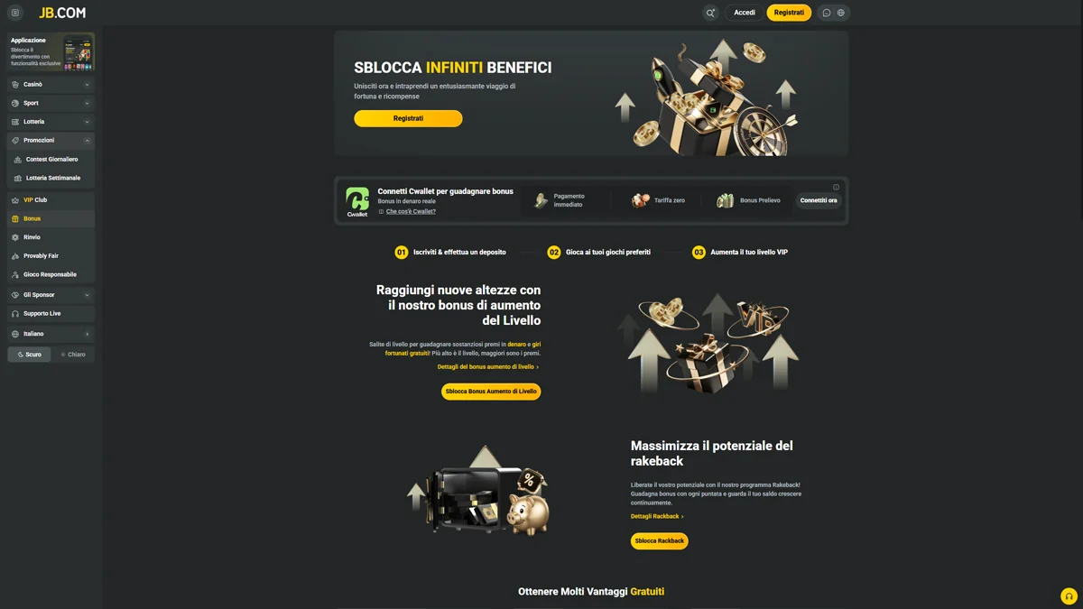 JB Casino Bonuses