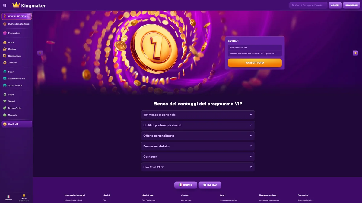 Kingmaker Casino IT VIP