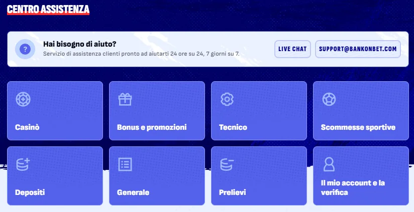 Bankonbet CasinoHelp-Centre