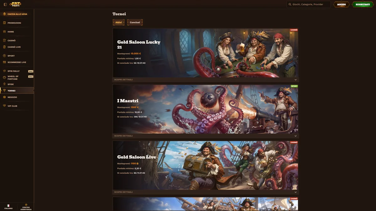 FatPirate Casino Tournaments