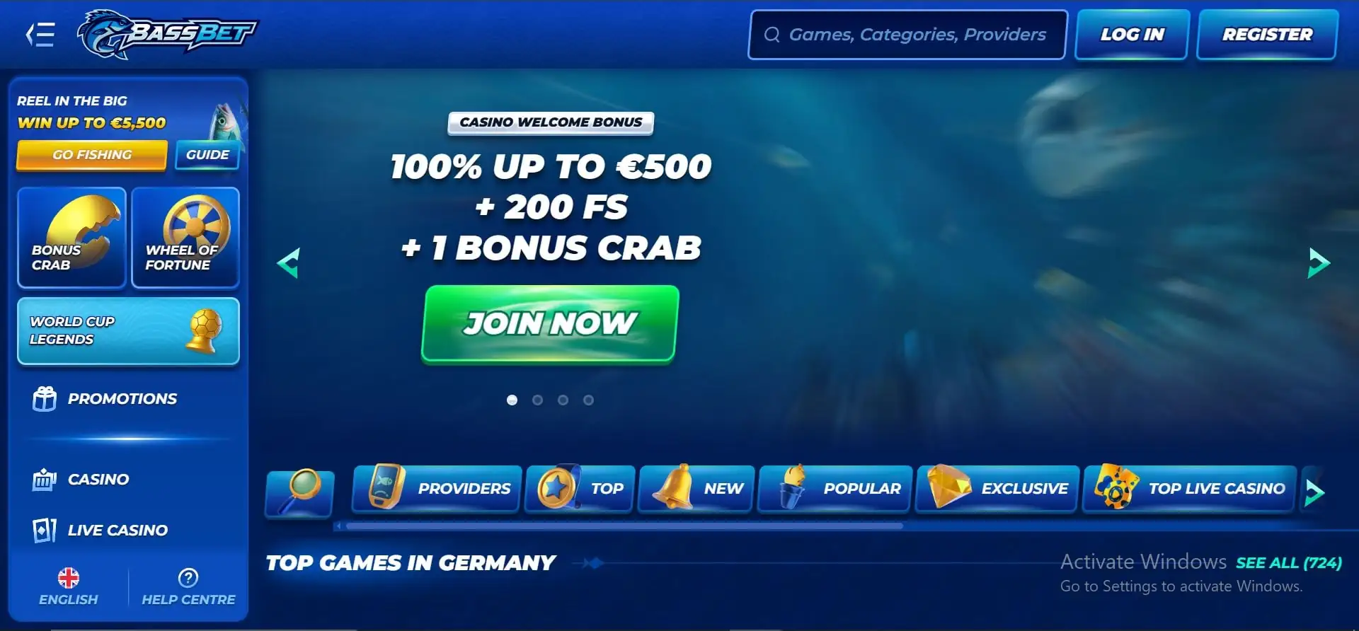 bassbet-casino-home-page